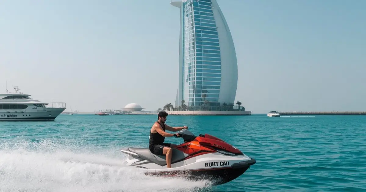 How to Ride Jet Ski Near Burj Al Arab